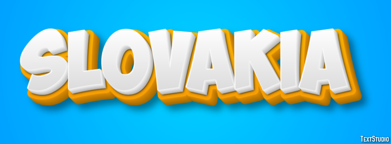Slovakia Effet de texte