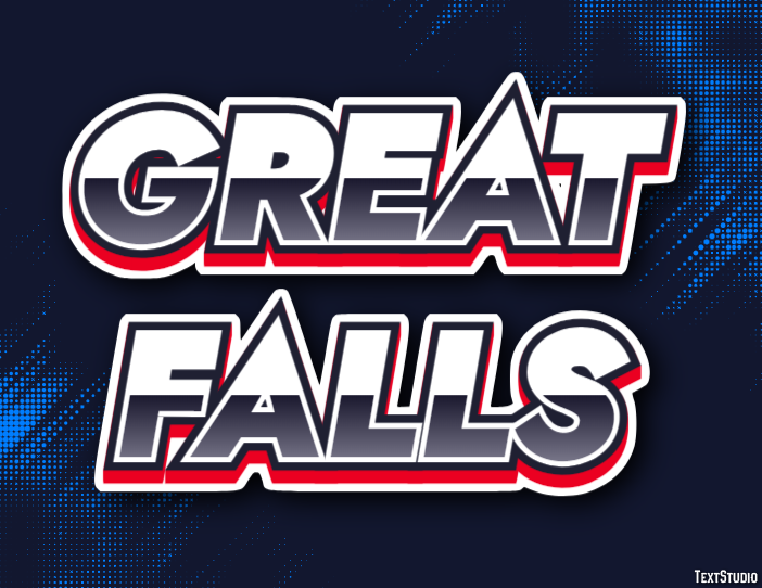 Great Falls Effetto testo