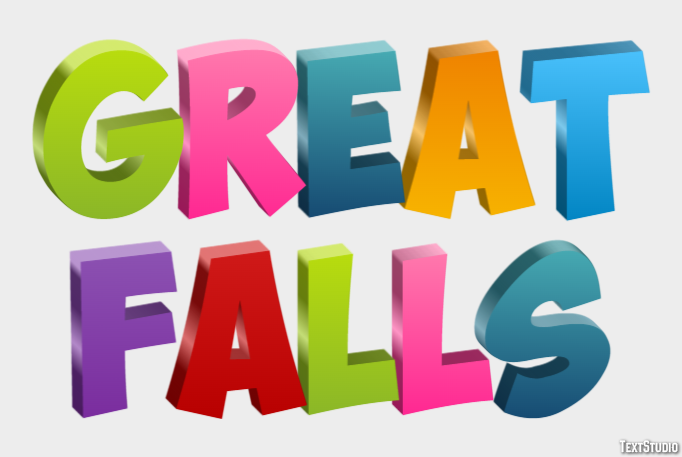 Great Falls Text Effect