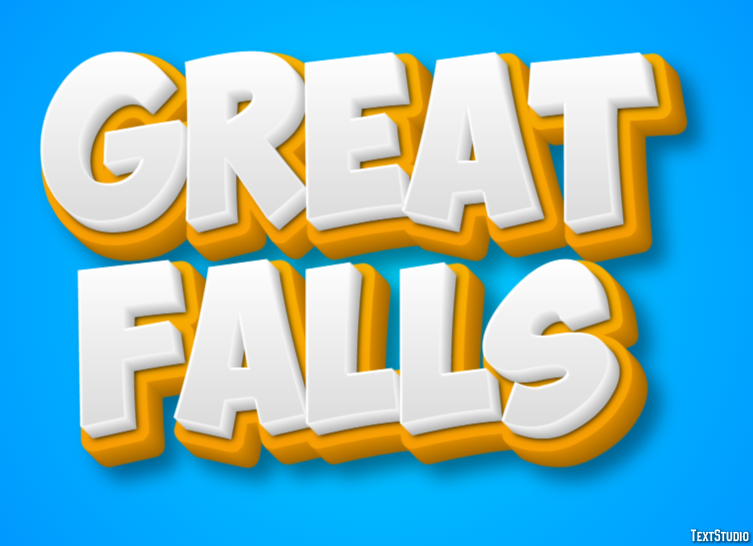 Great Falls Text Effect