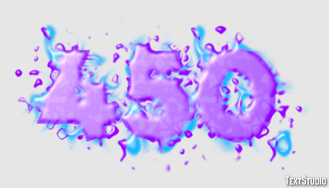 450 Text Effect