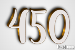 450 Text Effect