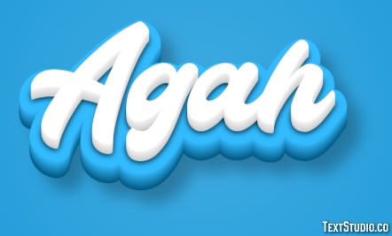Agah Texteffekt