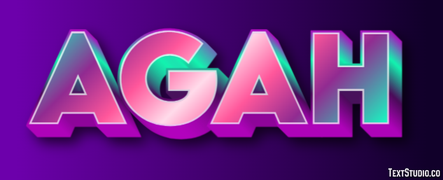 Agah Texteffekt