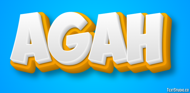 Agah Texteffekt