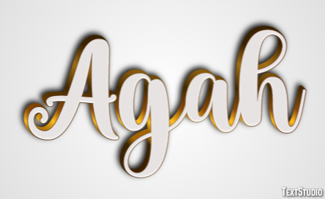 Agah Texteffekt