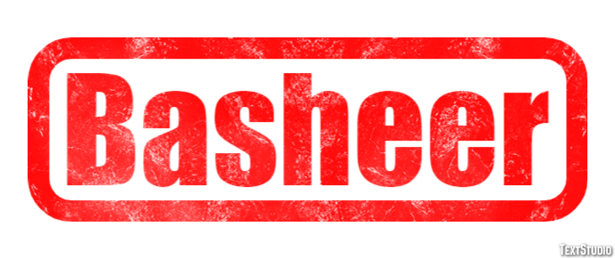Basheer Text effect