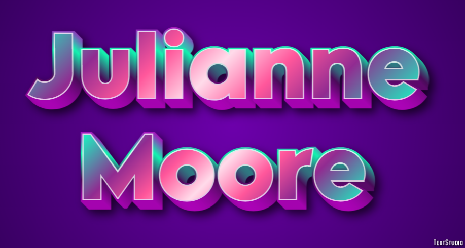 Julianne Moore Efeito do texto