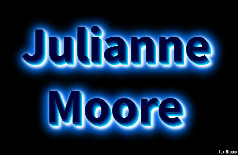 Julianne Moore Efeito de texto