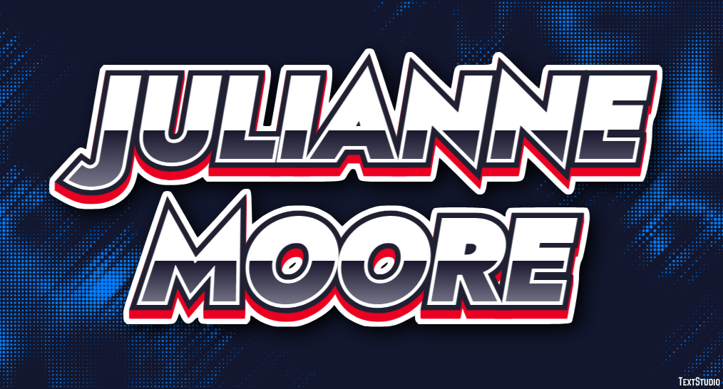 Julianne Moore Efeito de texto