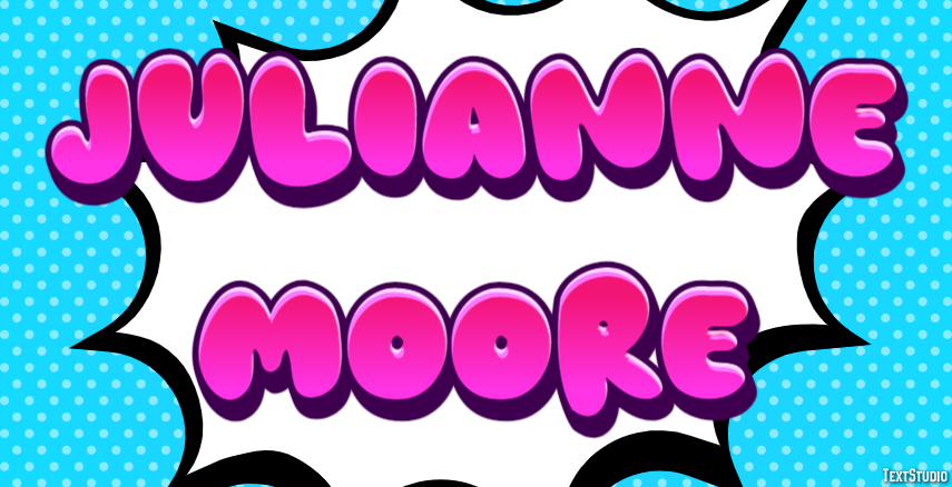Julianne Moore Efeito de texto