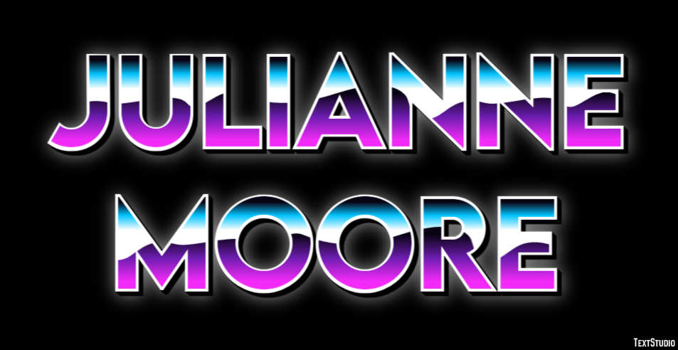 Julianne Moore Efeito do texto