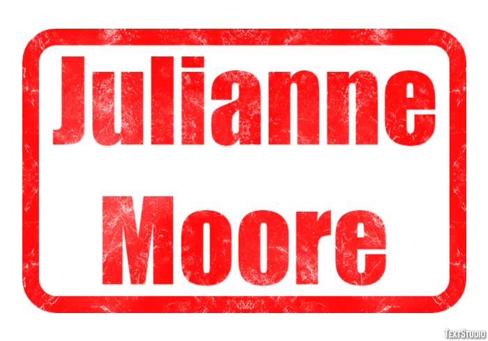 Julianne Moore Efeito de texto