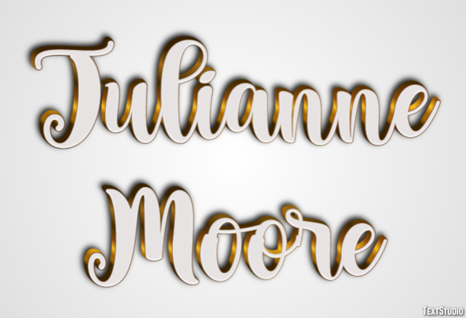 Julianne Moore Efeito do texto