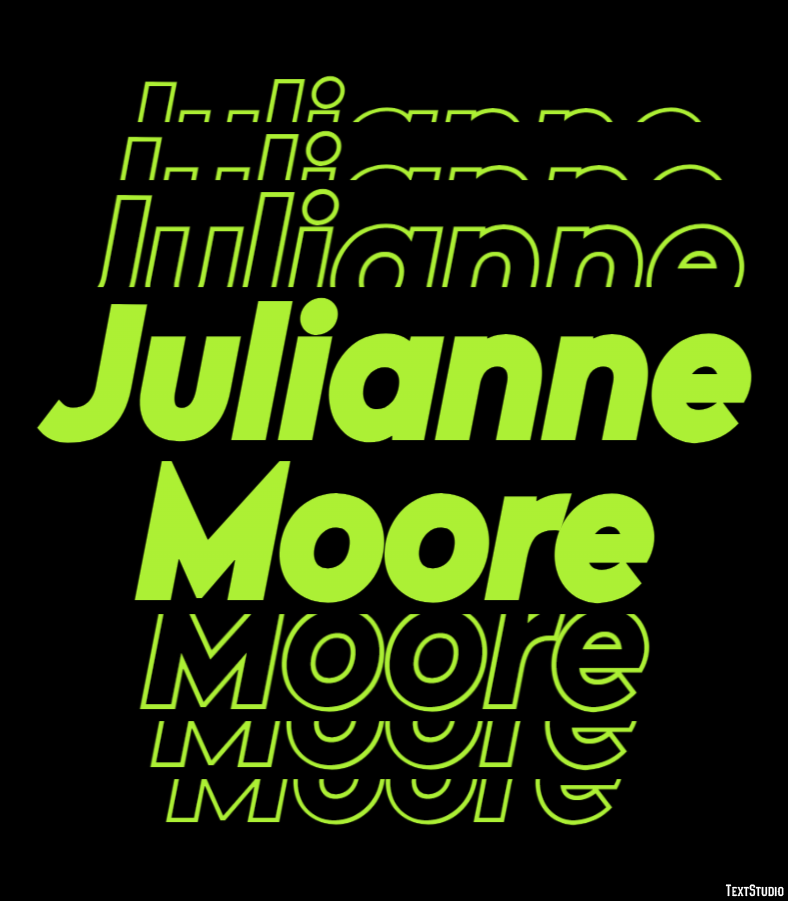 Julianne Moore Efeito do texto