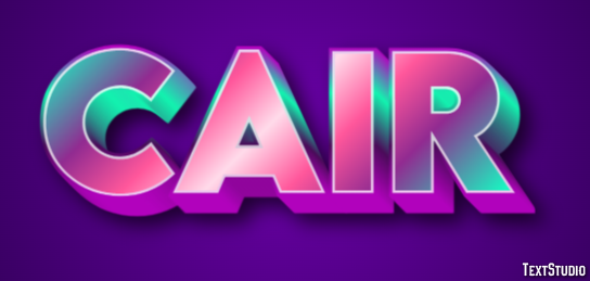 Cair Efeito de texto