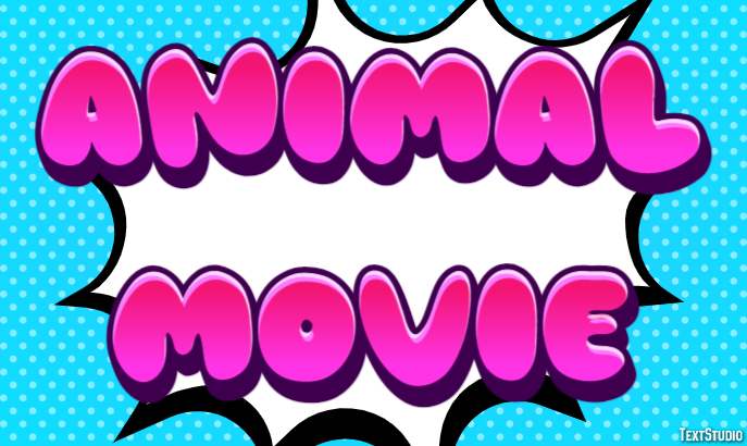 Animal Movie Effetto testo