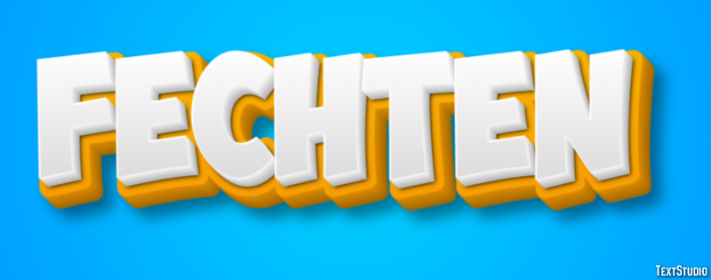 Fechten Text Effect
