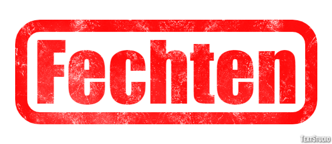 Fechten Texteffekt