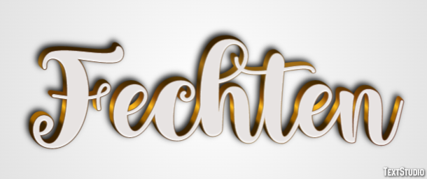 Fechten Text Effect