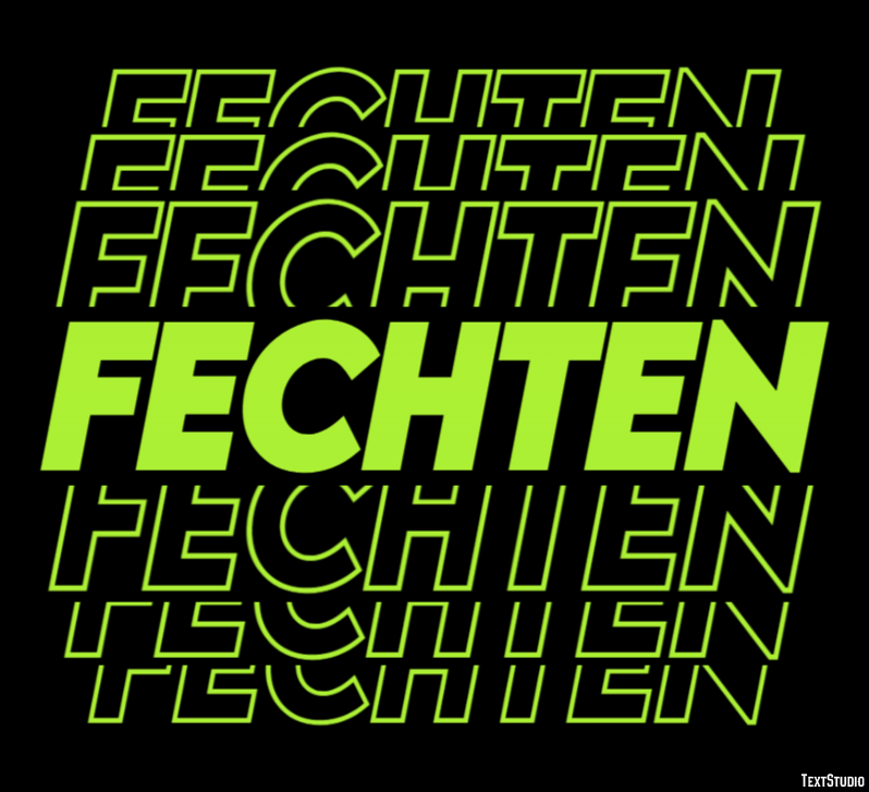 Fechten Text Effect