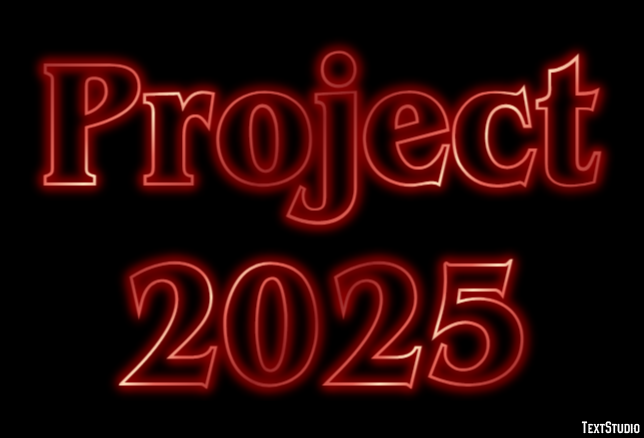 Project 2025 Tekst Effect