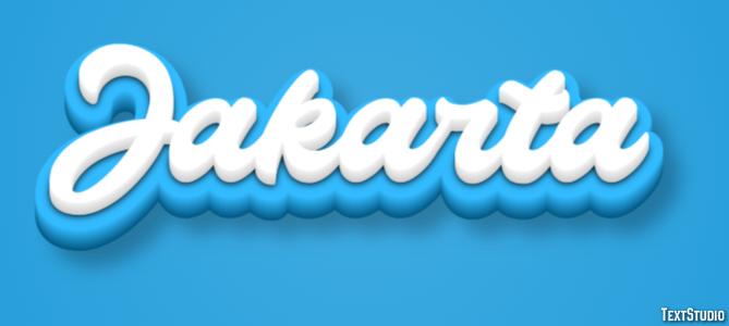 Jakarta Efekt tekstowy