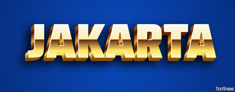Jakarta Efekt tekstowy