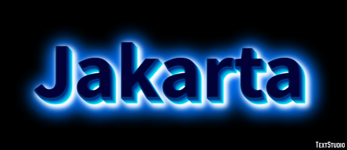 Jakarta Efekt tekstowy