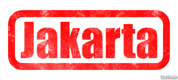 Jakarta Efekt tekstowy