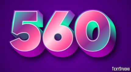 560 Text Effect
