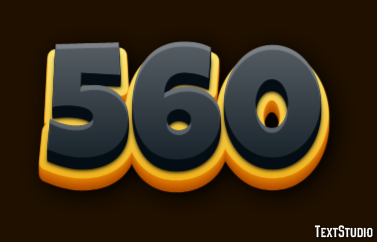 560 Text Effect