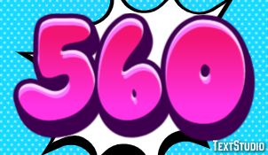 560 Text Effect