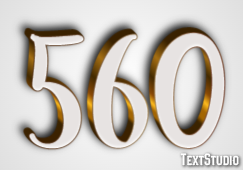560 Text Effect
