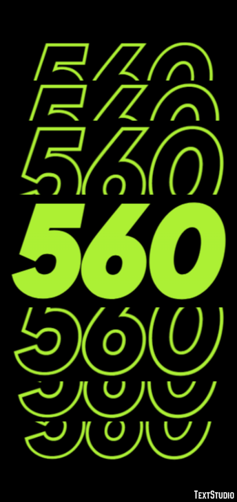 560 Text Effect