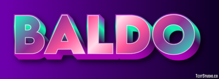 Baldo Text effect