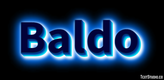 Baldo Efecto de Texto