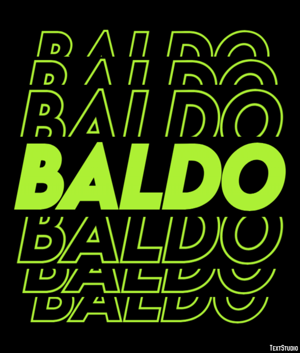 Baldo Text effect