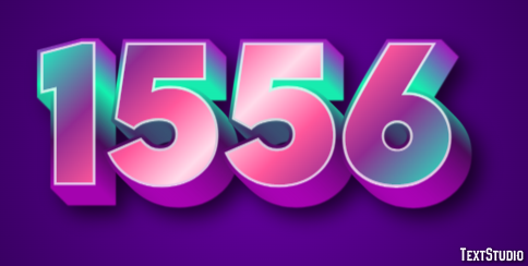 1556 Text Effect