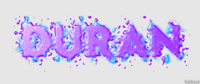 Duran Эффект текста