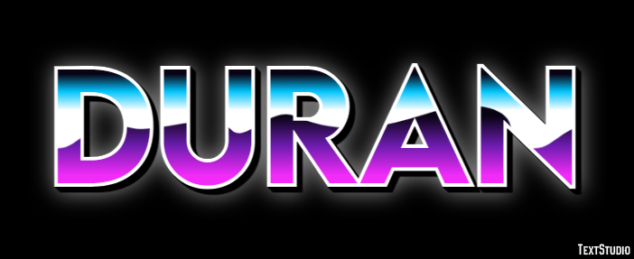Duran テキスト効果