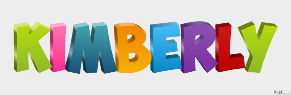 Kimberly Efeito de texto