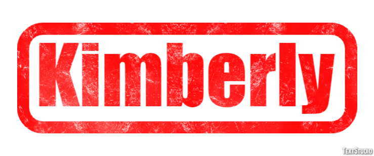 Kimberly Текстовый эффект