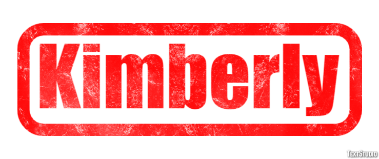 Kimberly Efeito de texto