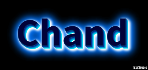 Chand Efecto de Texto