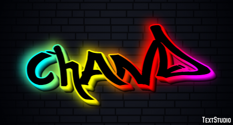 Chand Efecto de Texto