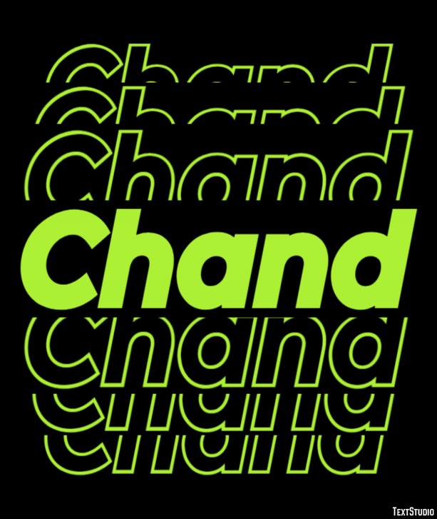 Chand Text Effect