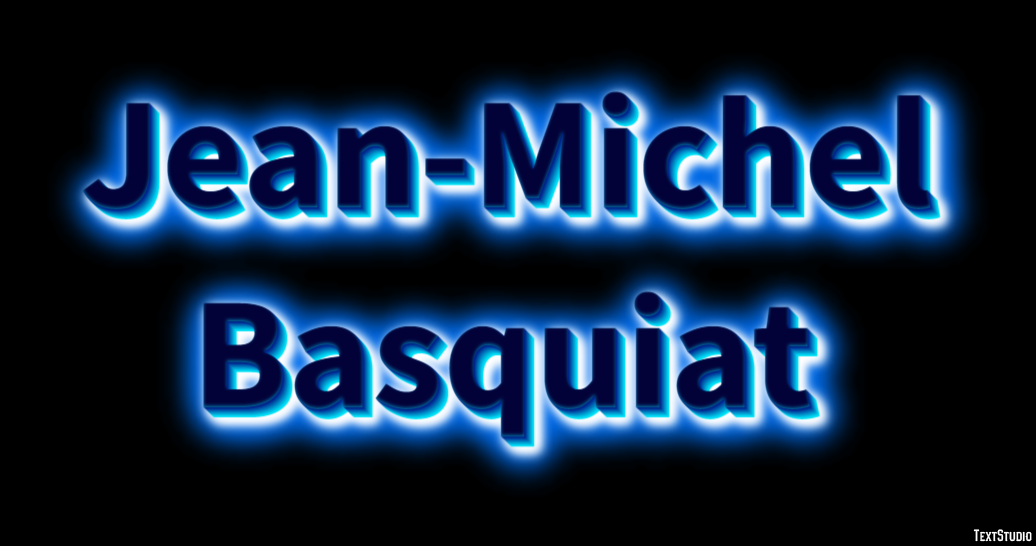 Jean-Michel Basquiat Efecto de Texto