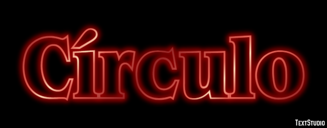 Círculo Text Effect