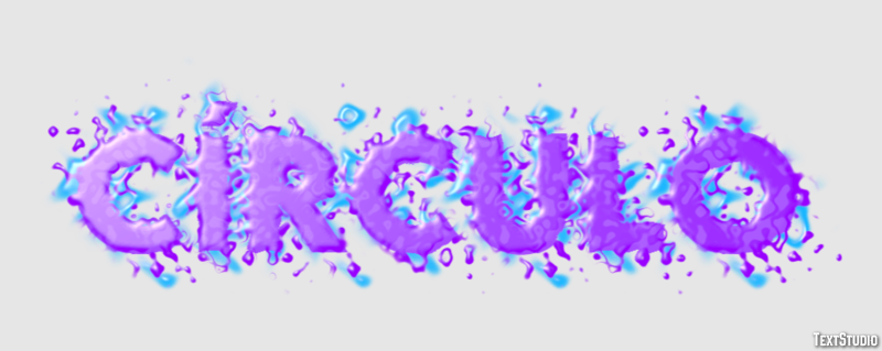 Círculo Text Effect